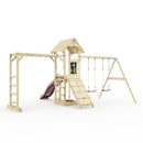 Polarplay Climbing Frame with Double Swing, Monkey Bars and Slide - Oerebro
