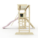 Polarplay Climbing Frame with Extended Tower, Single Swing, Monkey Bars and Slide - Stroemsund