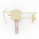 Polarplay Climbing Frame with Single Swing, Monkey Bars and Slide - Malmoe