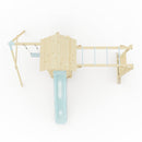 Polarplay Climbing Frame with Single Swing, Monkey Bars and Slide - Malmoe