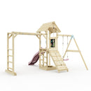 Polarplay Climbing Frame with Single Swing, Monkey Bars and Slide - Malmoe