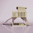 PolarPlay Climbing Platform and Playhouse with Double Swing - Nils