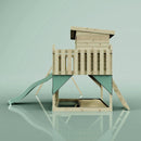 PolarPlay Climbing Platform and Playhouse with Double Swing - Nils