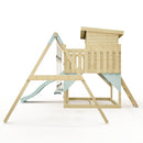 PolarPlay Climbing Platform and Playhouse with Double Swing - Nils