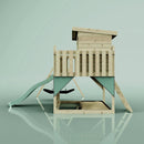 PolarPlay Climbing Platform and Playhouse with Single Swing - Nils