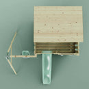 PolarPlay Climbing Platform and Playhouse with Single Swing - Tjorven