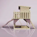 PolarPlay Climbing Platform and Playhouse with Single Swing - Tjorven