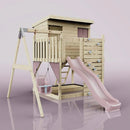 PolarPlay Climbing Platform and Playhouse with Single Swing - Tjorven