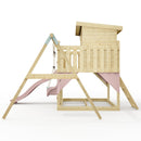 PolarPlay Climbing Platform and Playhouse with Single Swing - Tjorven