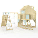 PolarPlay Kids Climbing Tower & Playhouse - Climb & Swing Ragna Mist