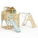 PolarPlay Kids Climbing Tower & Playhouse - Climb & Swing Ragna Mist