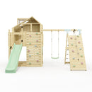 PolarPlay Kids Climbing Tower & Playhouse - Climb & Swing Ragna Sage