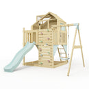 PolarPlay Kids Climbing Tower & Playhouse - Swing Brenna Mist