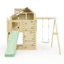 PolarPlay Kids Climbing Tower & Playhouse - Swing Brenna Sage