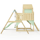 PolarPlay Kids Climbing Tower & Playhouse - Swing Brenna Sage