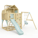 PolarPlay Kids Climbing Tower & Playhouse - Swing Eerika Mist