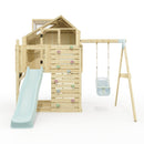 PolarPlay Kids Climbing Tower & Playhouse - Swing Eerika Mist