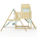 PolarPlay Kids Climbing Tower & Playhouse - Swing Eerika Mist