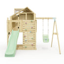 PolarPlay Kids Climbing Tower & Playhouse - Swing Eerika Sage