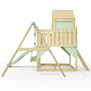 PolarPlay Kids Climbing Tower & Playhouse - Swing Eerika Sage