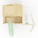 PolarPlay Kids Climbing Tower & Playhouse - Swing Eerika Sage
