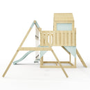 PolarPlay Kids Climbing Tower & Playhouse - Swing Haldor Mist