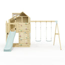 PolarPlay Kids Climbing Tower & Playhouse - Swing Haldor Mist