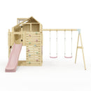 PolarPlay Kids Climbing Tower & Playhouse - Swing Haldor Rose