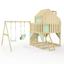 PolarPlay Kids Climbing Tower & Playhouse - Swing Saga Sage