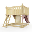 PolarPlay Kids Scandinavian Style Climbing Platform - Fai Rose