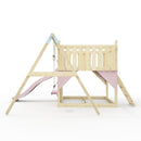 PolarPlay Kids Scandinavian Style Climbing Platform with Single Swing - Fai