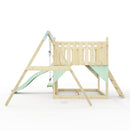 PolarPlay Kids Scandinavian Style Climbing Platform with Single Swing - Fai