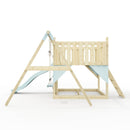 PolarPlay Kids Scandinavian Style Climbing Platform with Single Swing - Fai