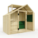 PolarPlay Kids Scandinavian Style Wooden Playhouse - Asta