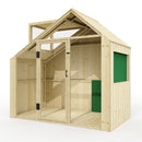 PolarPlay Kids Scandinavian Style Wooden Playhouse - Asta