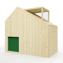 PolarPlay Kids Scandinavian Style Wooden Playhouse - Asta