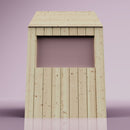 PolarPlay Kids Scandinavian Style Wooden Playhouse - Asta Rose