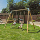 PolarPlay Premium Double Swing Set