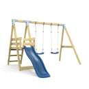 PolarPlay Premium Double Swing Set with Slide
