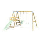 PolarPlay Premium Double Swing Set with Slide