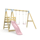 PolarPlay Premium Double Swing Set with Slide