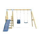 PolarPlay Premium Double Swing Set with Slide