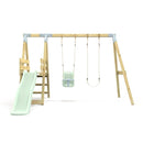PolarPlay Premium Double Swing Set with Slide