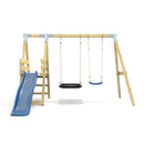 PolarPlay Premium Double Swing Set with Slide
