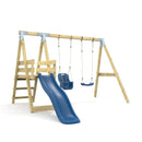 PolarPlay Premium Double Swing Set with Slide