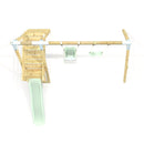 PolarPlay Premium Double Swing Set with Slide