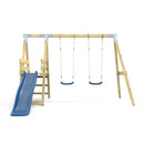 PolarPlay Premium Double Swing Set with Slide