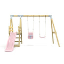 PolarPlay Premium Double Swing Set with Slide