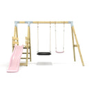 PolarPlay Premium Double Swing Set with Slide
