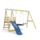 PolarPlay Premium Double Swing Set with Slide